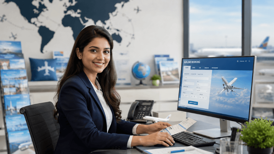 International - domestic airline ticketing and reservation
