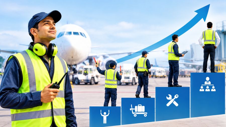 Career Growth in Airport Ground Staff
