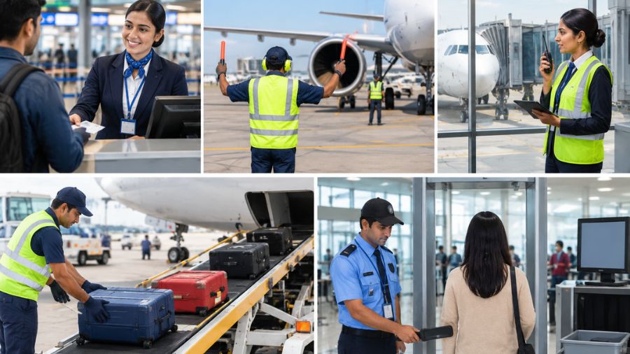 Types of Airport Ground Staff Jobs